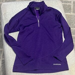 BoulderGear Women's Purple Quarter-Zip Top